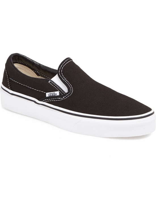 Vans Shoes - Vans Kids Slip-On Sneakers in Black and White